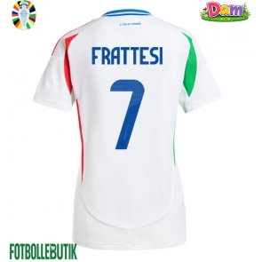 Italien Davide Frattesi #7 Bortatröja Kvinnor EM 2024 Kortärmad